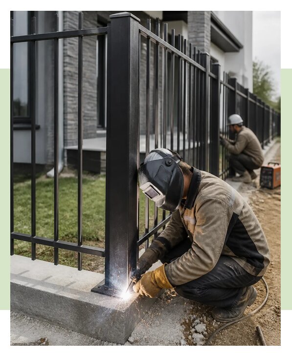 Сварные ограждения под ключ для объектов и территорий в Таганроге